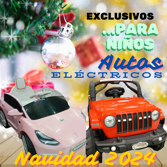 AUTOS ELECTRICOS Para Niños en esta Navidad / Envío Gratis y Pago al Contado.