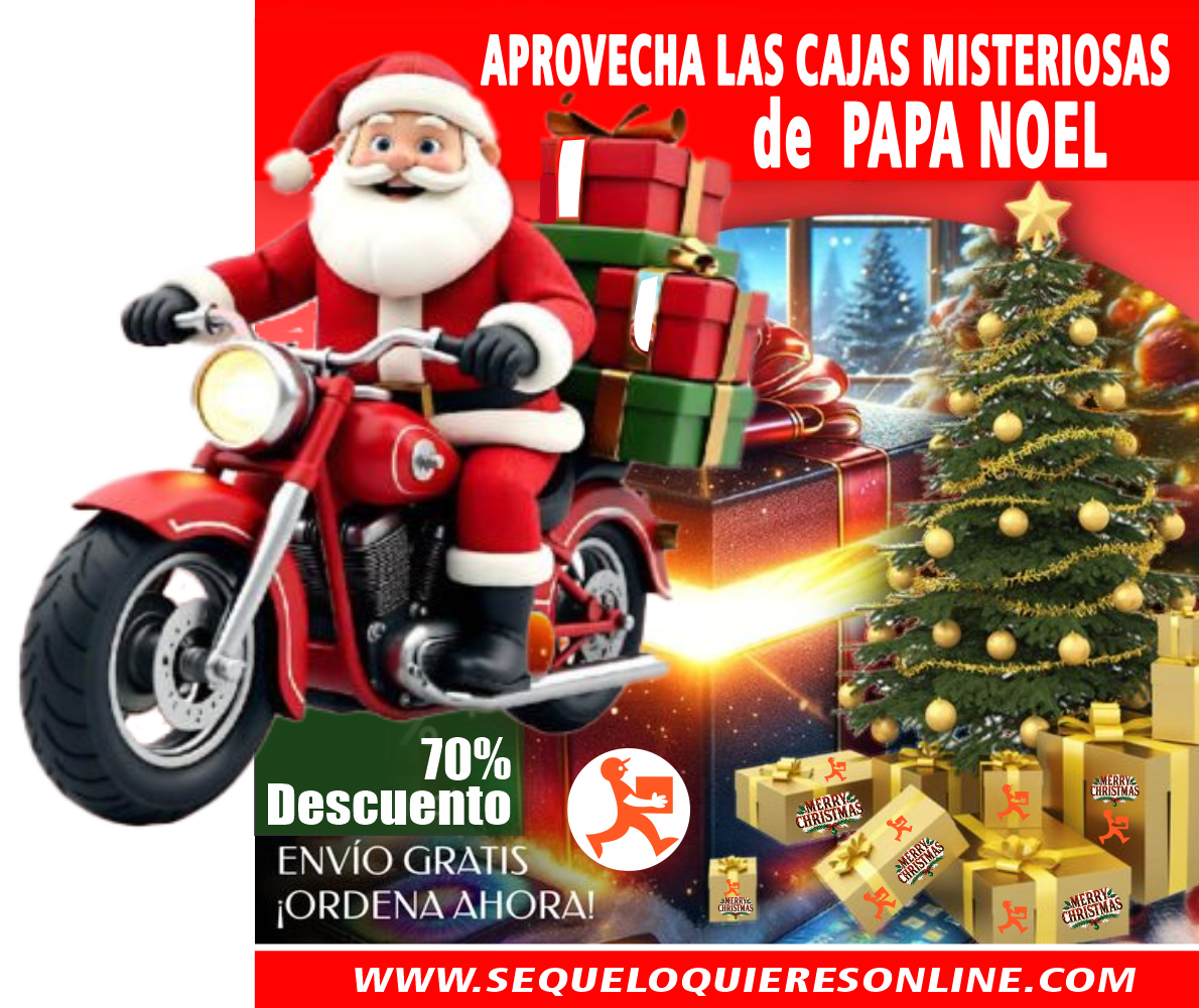 APROVECHA LAS CAJAS MISTERIOSAS DE PAPA NOEL... Por Navidad 2024